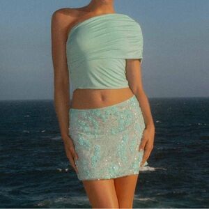 Beaded Skirt & Matching Top